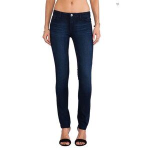 DL1961 Jeans Nicky Mid Rise Cigarette Wooster 27 Slim Stretch Dark Wash